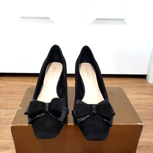Franco Sarto Black Suede shoe